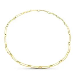 Pulsera oro 18k mujer eslabones calados alargados