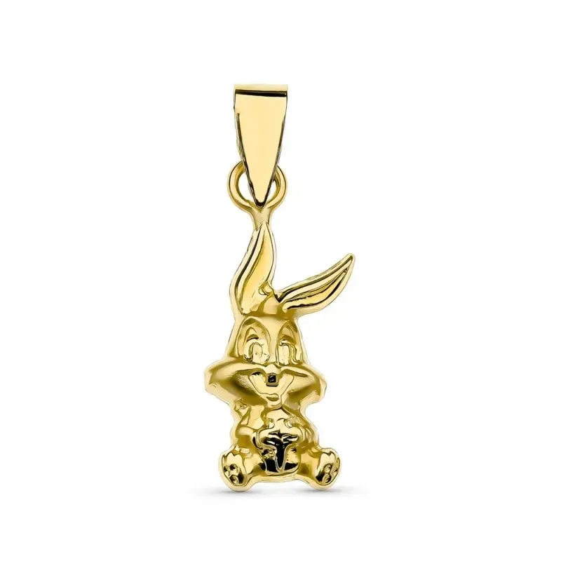 Colgante oro 18k Bugs Bunny 15 mm. pequeño