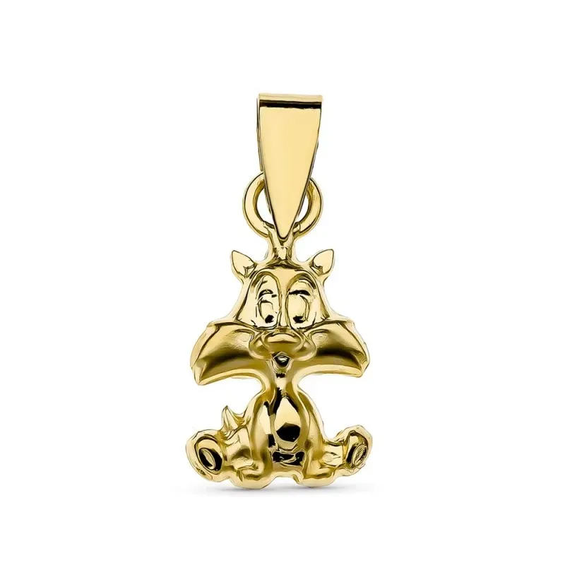 Colgante oro 18k Silvestre 11 mm. pequeño