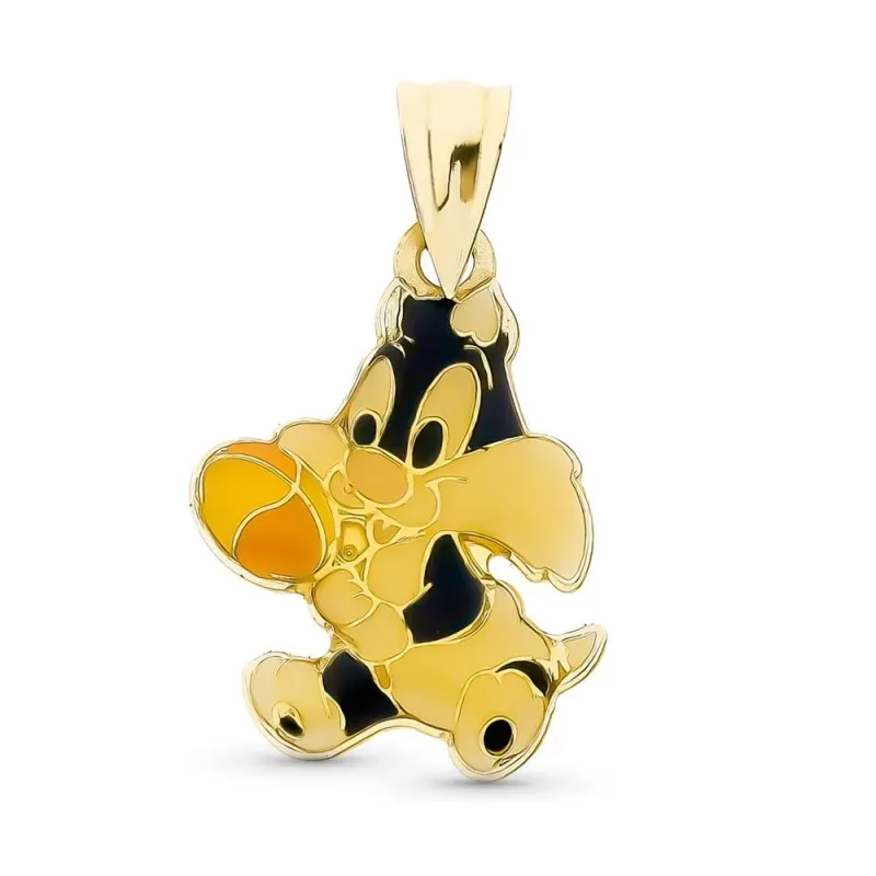 Colgante oro 18k Silvestre 20 mm. sonajero