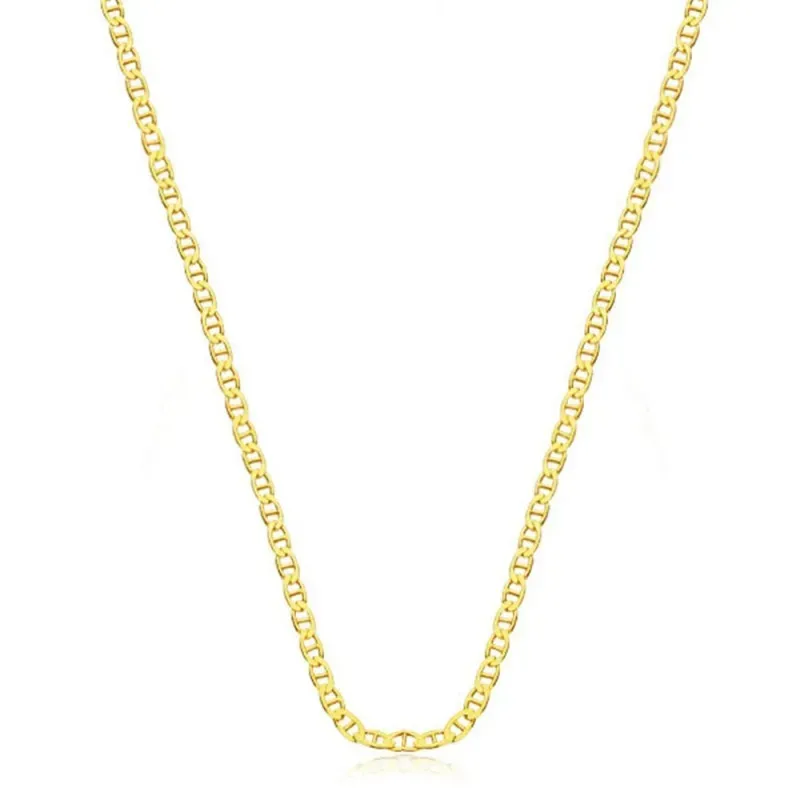 Cadena oro 18k hombre 60 cm. banana hueca