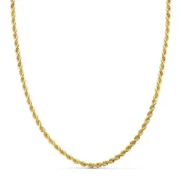 Cordón cadena oro 18k salomónico hombre 40 cm. macizo 3 mm.