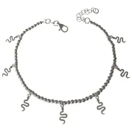 Pulsera plata Ley 925m mujer 17 cm. cadena bolas 2.5 mm. combinada se