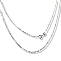 Cadena plata Ley 925m unisex 45 cm. marina ancho eslabón 1.5 mm. reas