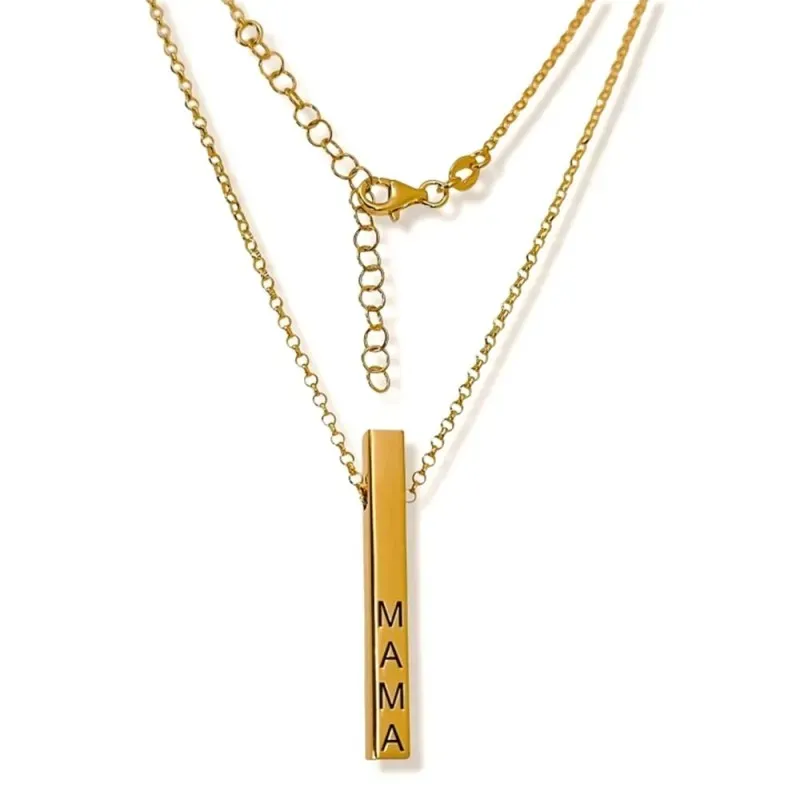 Gargantilla plata Ley 925m mujer 40 cm. cadena rolo chapada oro tubo