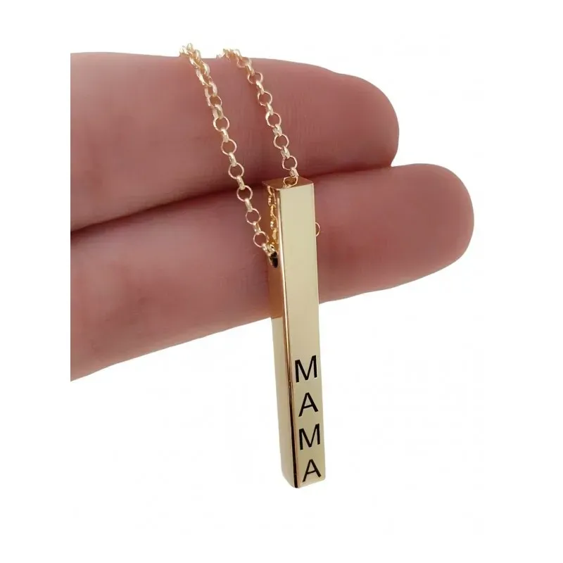 Gargantilla plata Ley 925m mujer 40 cm. cadena rolo chapada oro tubo