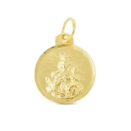 Escapulario Virgen del Carmen Sagrado Corazón Jesús Medalla Plata mac