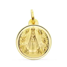 Ntra. Sra. de Begoña medalla oro 18k unisex 20 mm. bisel
