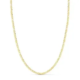 Cadena oro 18k unisex 50 cm. ancla hueca tallada 2 mm.