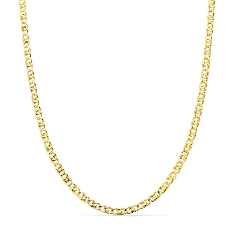 Cadena oro 18k unisex 45 cm. ancla hueca 3 mm.