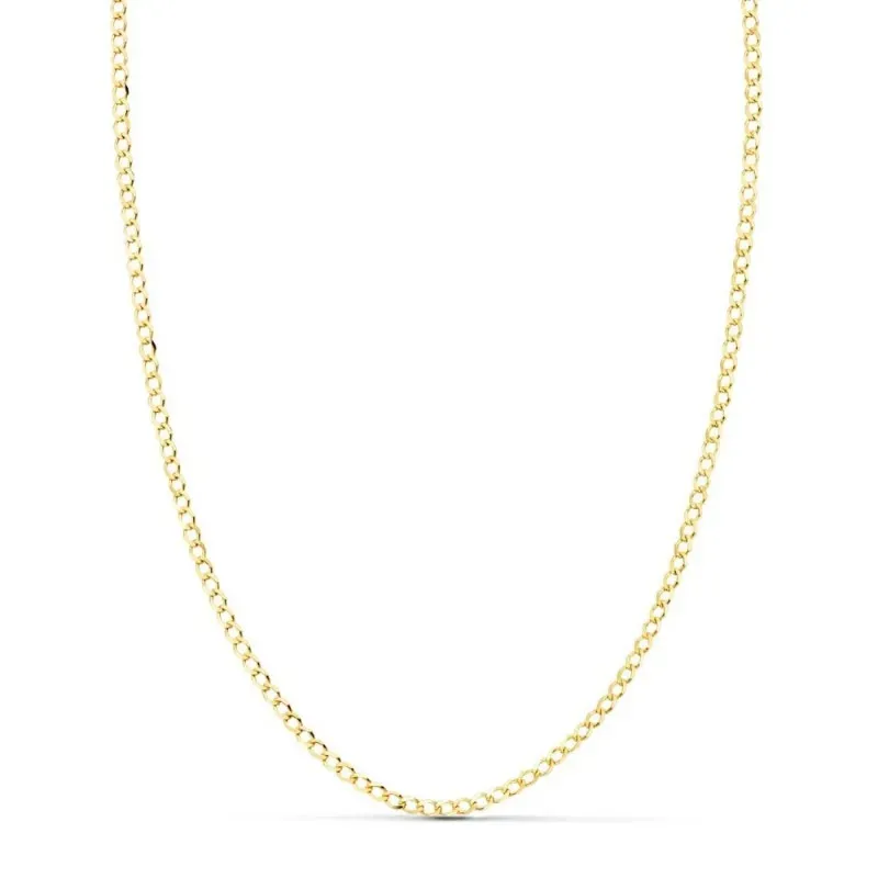 Cadena oro 18k unisex 60 cm. barbada 1.5 mm. reasa