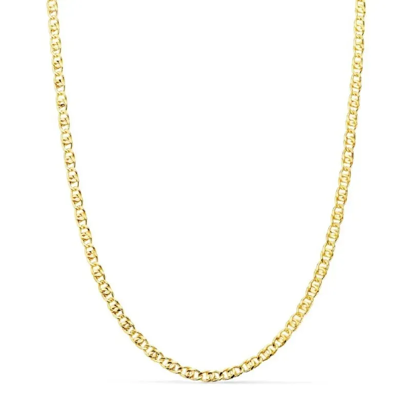 Cadena oro 18k unisex 50 cm. ancla hueca 2 mm.