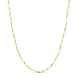 Cadena oro 18k unisex 45 cm. ancla hueca 2 mm.