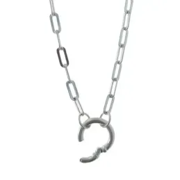 Gargantilla plata Ley 925m mujer 42.5 cm. forzada alargada