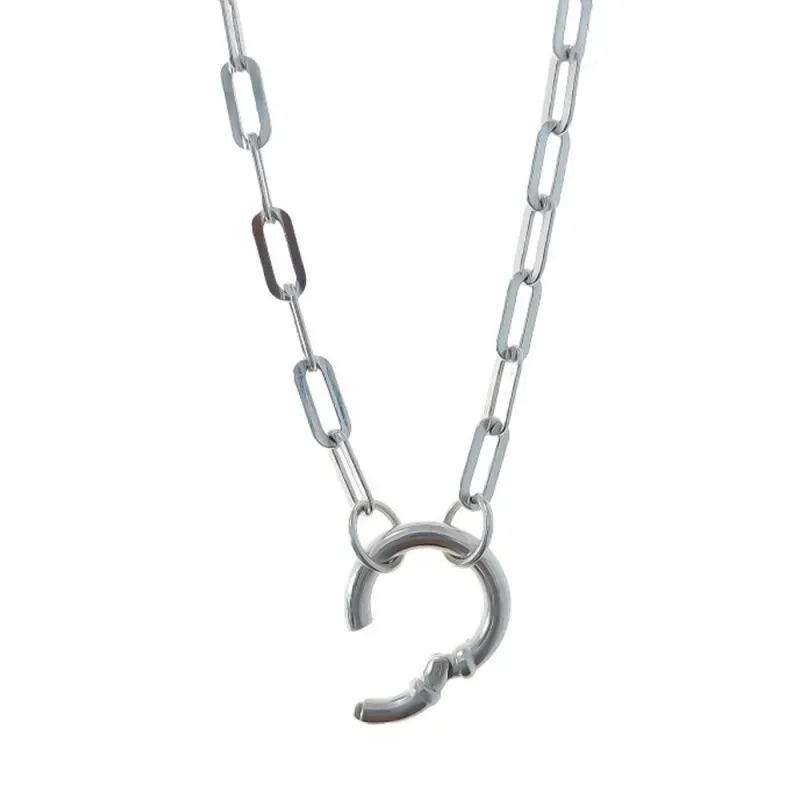 Gargantilla plata Ley 925m mujer 42.5 cm. forzada alargada
