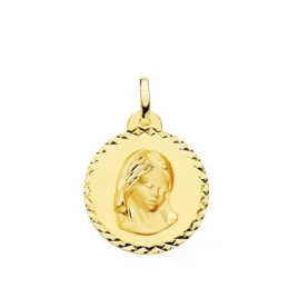 Virgen Niña Primera Comunión Medalla Oro 18k MADONNA SIXTINA di RAFAE