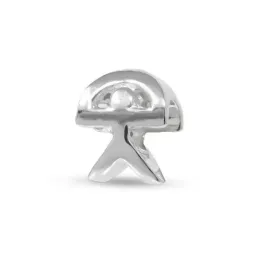 Abalorio Charm Indalo Plata Ley 925 amuleto 12 x 9 mm.