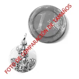 Medalla Plata Ley 925m San Rafael 16mm. oración [AB9275]