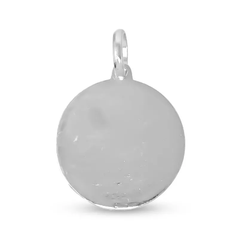 Virgen de los Dolores Medalla Plata Ley 925m maciza 22 mm. detalles t