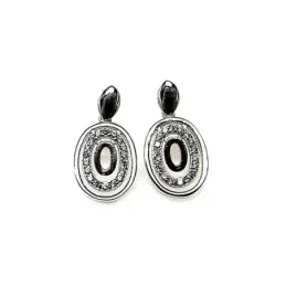 Juego plata Ley 925m rodiado piedras circonitas completo [AB0840]