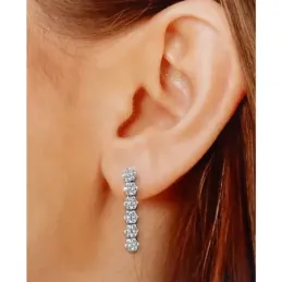 Juego plata Ley 925m rodiada gargantilla pendientes sortija pulsera c