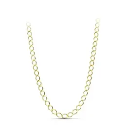 Cadena oro 18k unisex 50 cm. maciza rombo