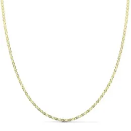Cadena oro 18k unisex 50 cm. diamantada 1.5 mm.