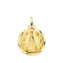 Virgen Ntra. Sra. Begoña Medalla Oro 9k unisex 20 mm. tallada