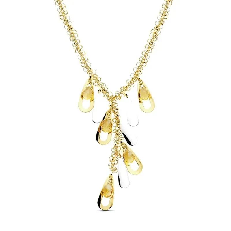 Gargantilla oro 18k bicolor 44cm. 18,15gr. [AB3161]