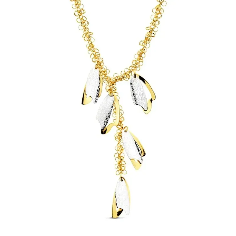 Gargantilla oro 18k bicolor 44cm. 17,15gr. [AB3165]