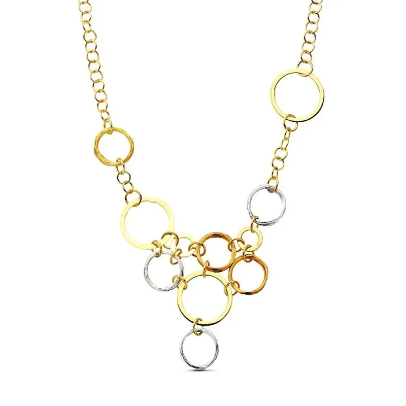 Gargantilla oro 18k bicolor 45cm. 14,35gr. [AB3169]