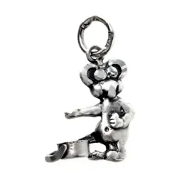 Colgante plata Ley 925m ratoncito Pérez 17mm. para pegar diente