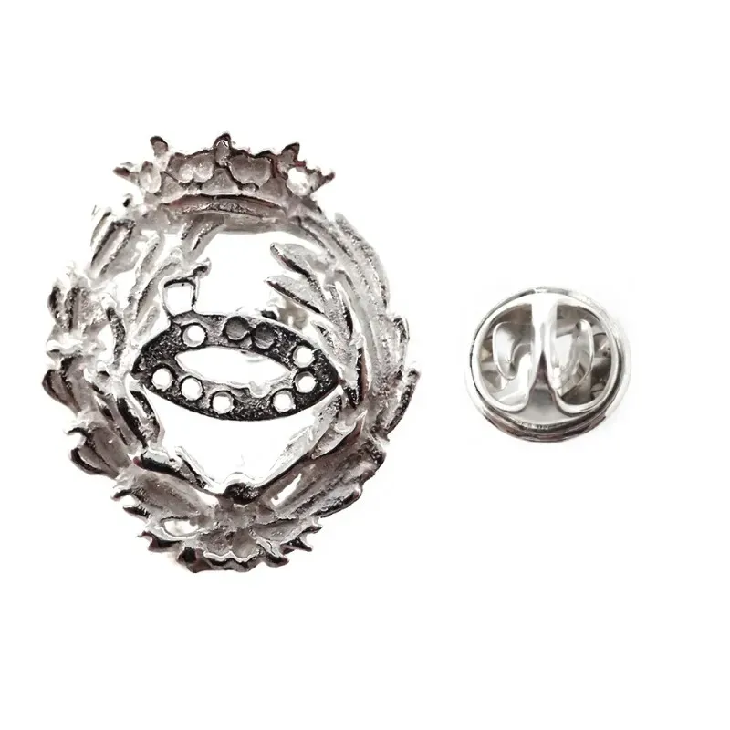 Insignia profesional Ciencias Biológicas escudo plata Ley 925m 17 mm.