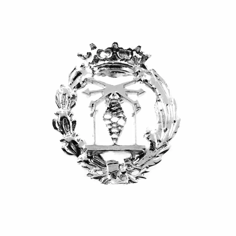 Insignia profesional Ingeniero Telecomunicaciones escudo plata 925m L
