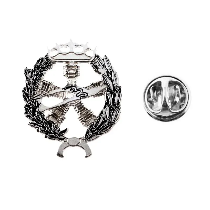 Insignia profesional Ingeniero Aeronáutico y del Espacio escudo plat