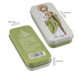 San Judas Tadeo Llavero metálico 5.5 cm. patrón causas difíciles esma