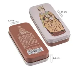 Virgen de la Mercé Llavero metálico 5.5 cm. patrona de Barcelona esma