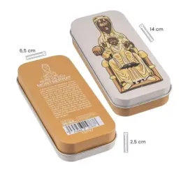 Virgen Montserrat Llavero metálico 5.5 cm. patrona de Cataluña esmalt