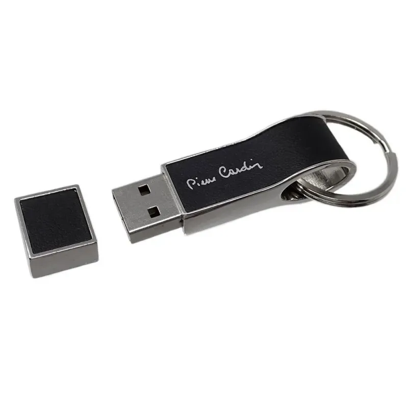 Pen Drive 16GB Pierre Cardin memoria flash USB 2.0 llavero negro imit