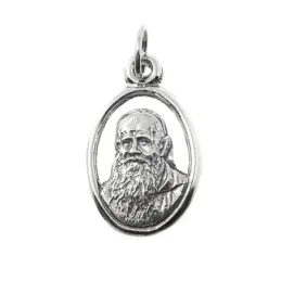 Fray Leopoldo de Alpandeire medalla plata Ley 925m unisex 28 mm. oval