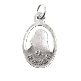 Fray Leopoldo de Alpandeire medalla plata Ley 925m unisex 28 mm. oval