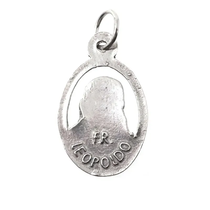 Fray Leopoldo de Alpandeire medalla plata Ley 925m unisex 28 mm. oval