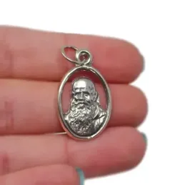 Fray Leopoldo de Alpandeire medalla plata Ley 925m unisex 28 mm. oval