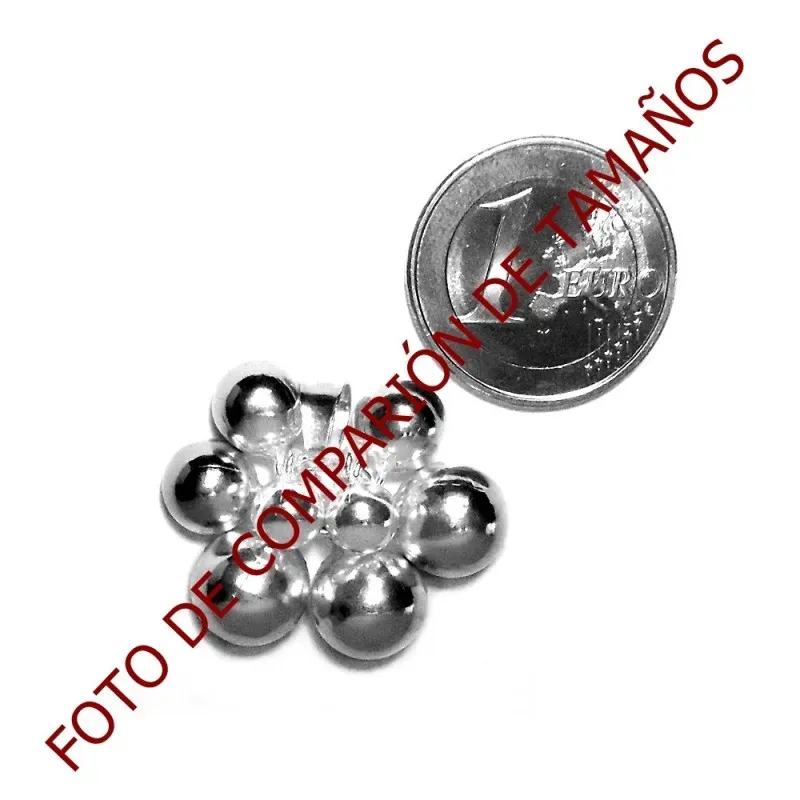 Colgante plata Ley 925m bolas movibles 3 bolas 6mm [845]