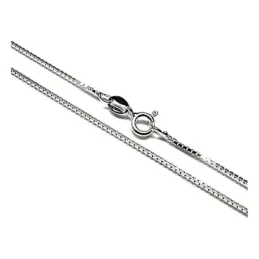 Cadena plata ley 925m 45cm. veneciana 0.19mm. [AB0393]