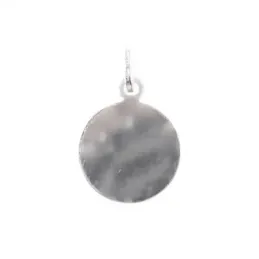San Judas Tadeo medalla plata Ley 925m unisex 15 mm. bisel borde