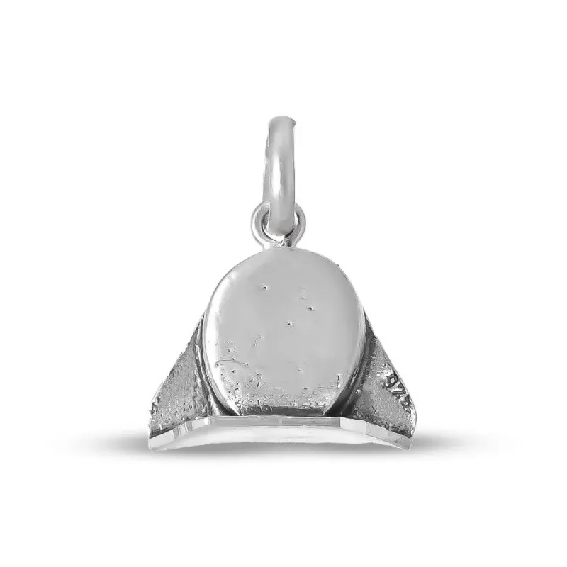 Tricornio Guadia Civil Colgante Plata Ley 925m macizo 15 mm.