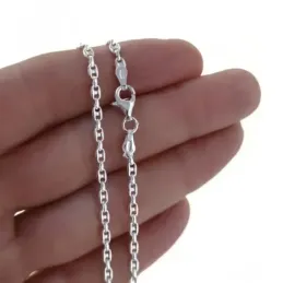 Cadena plata Ley 925m 50cm. modelo calabrote [AC0467]