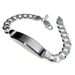 Esclava plata ley 925m lisa barbada [AB0511]