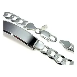 Esclava plata ley 925m lisa barbada [AB0511GR]